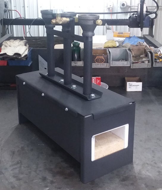 Knifemaker Forge - 3 Burner | Diamondback Ironworks