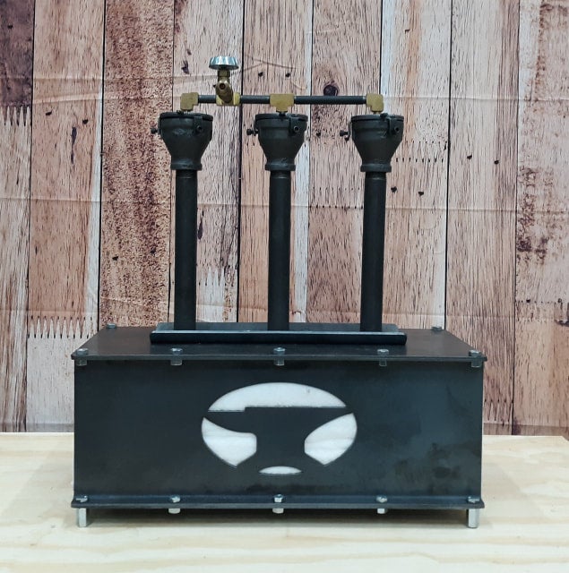 3 Burner Propane Forge for Sale | Diamondback Ironworks