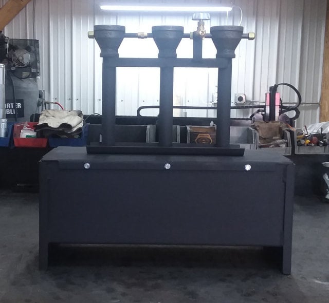 Knifemaker Forge - 3 Burner | Diamondback Ironworks